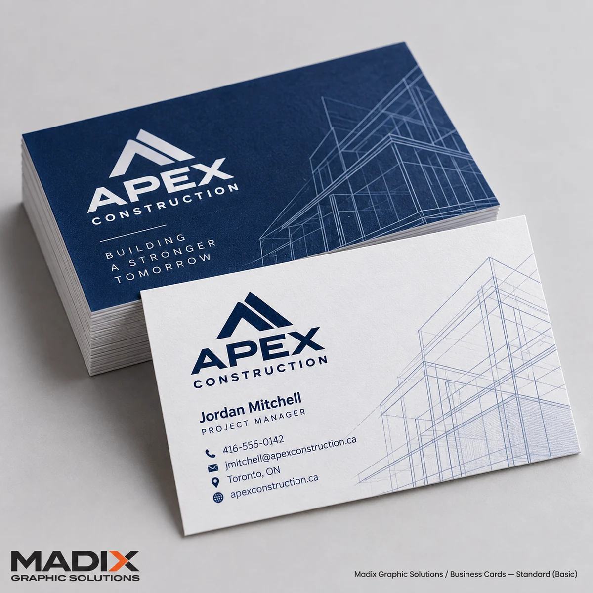 Business Cards, Standard: Madix business cards sample 2
