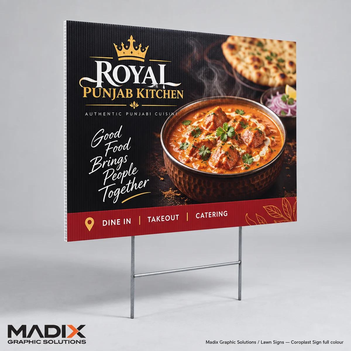 Coroplast Signs: Madix full-colour coroplast signs sample 1