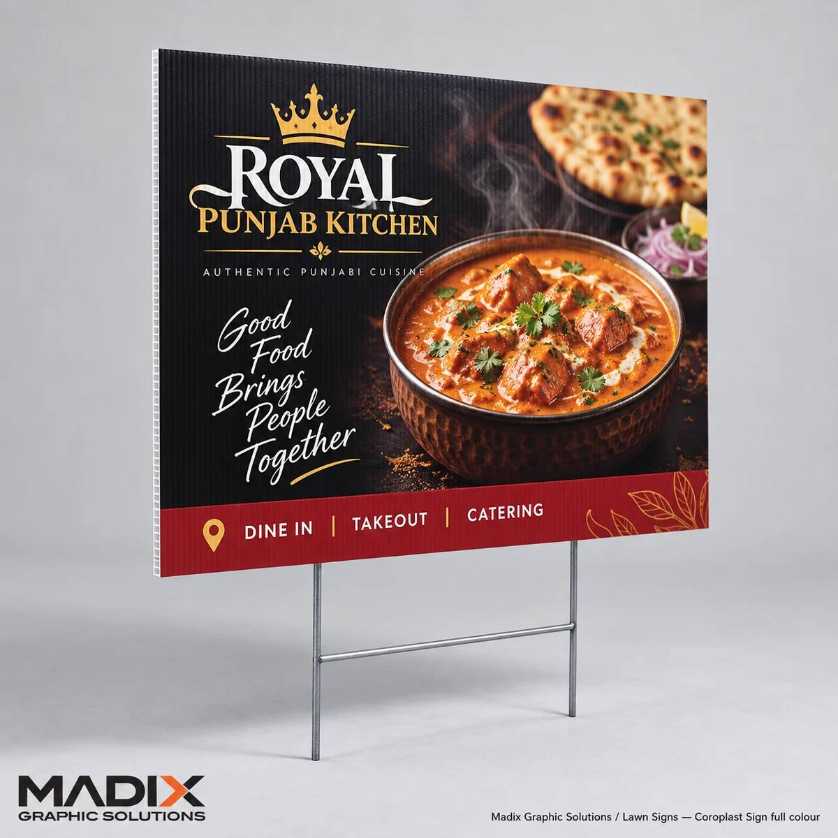 Coroplast Signs printed by Madix
