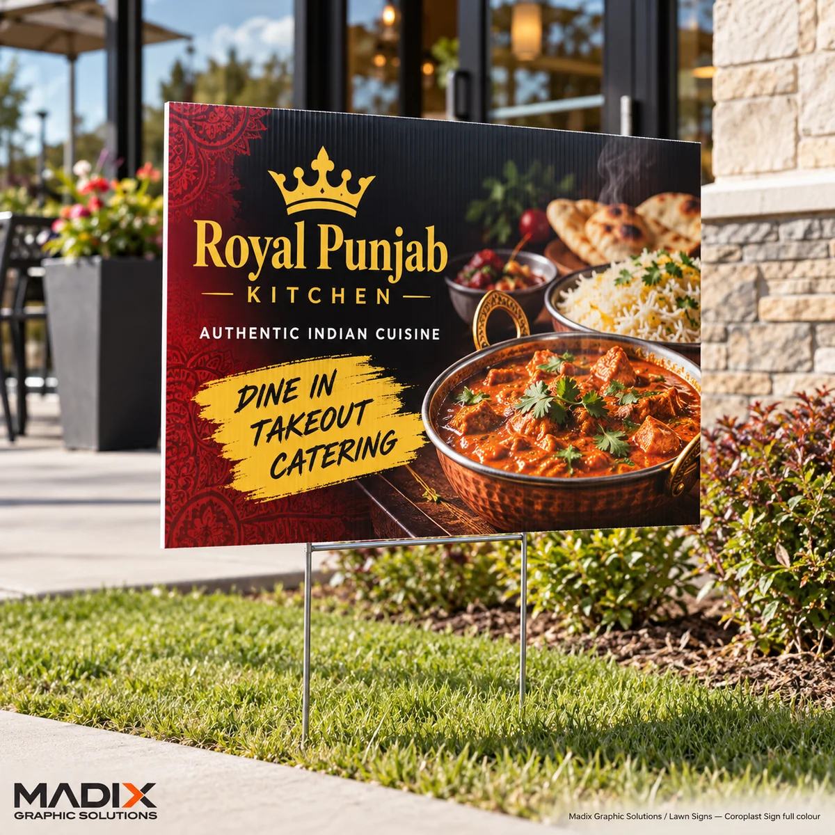 Coroplast Signs: Madix full-colour coroplast signs sample 2