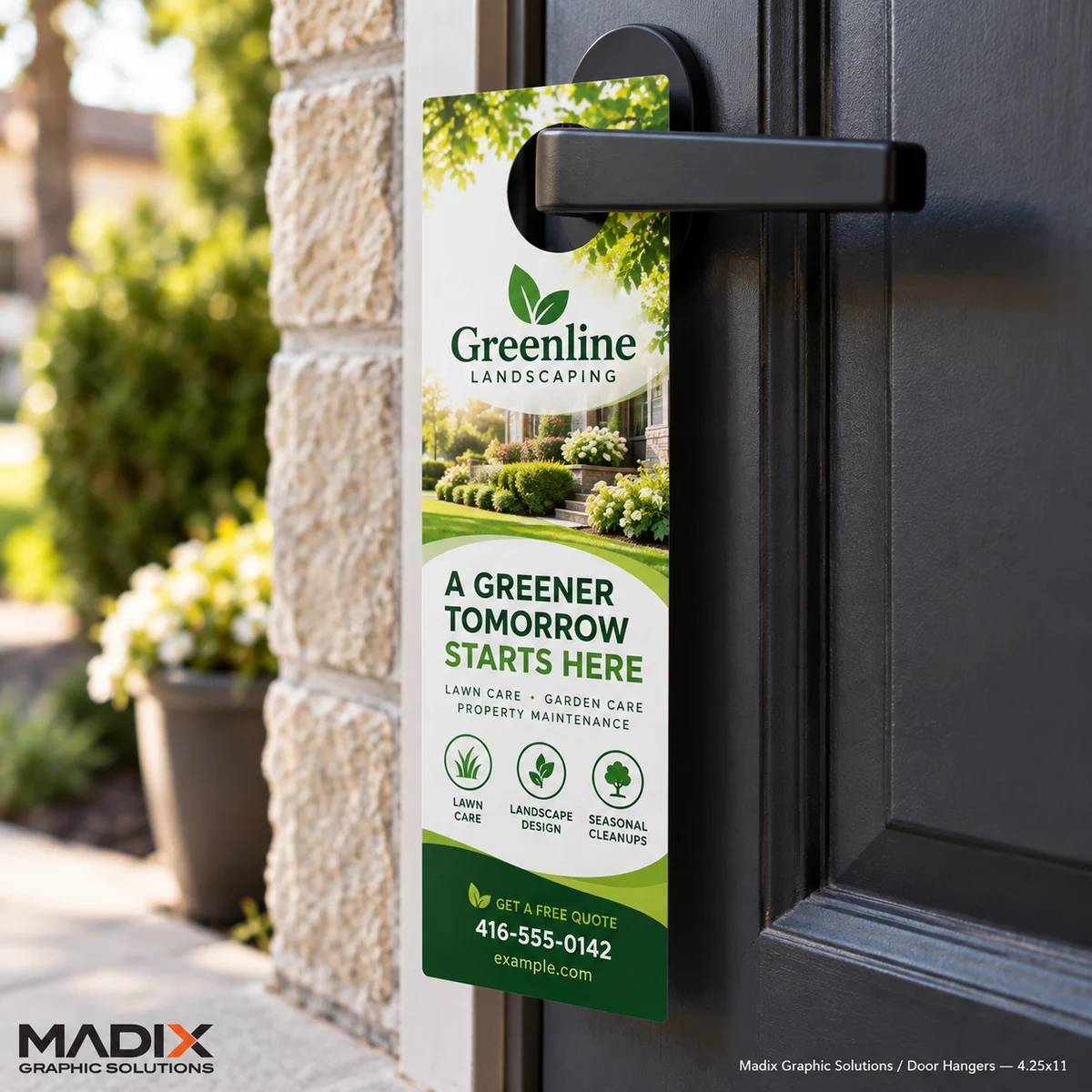 Door Hangers printed by Madix