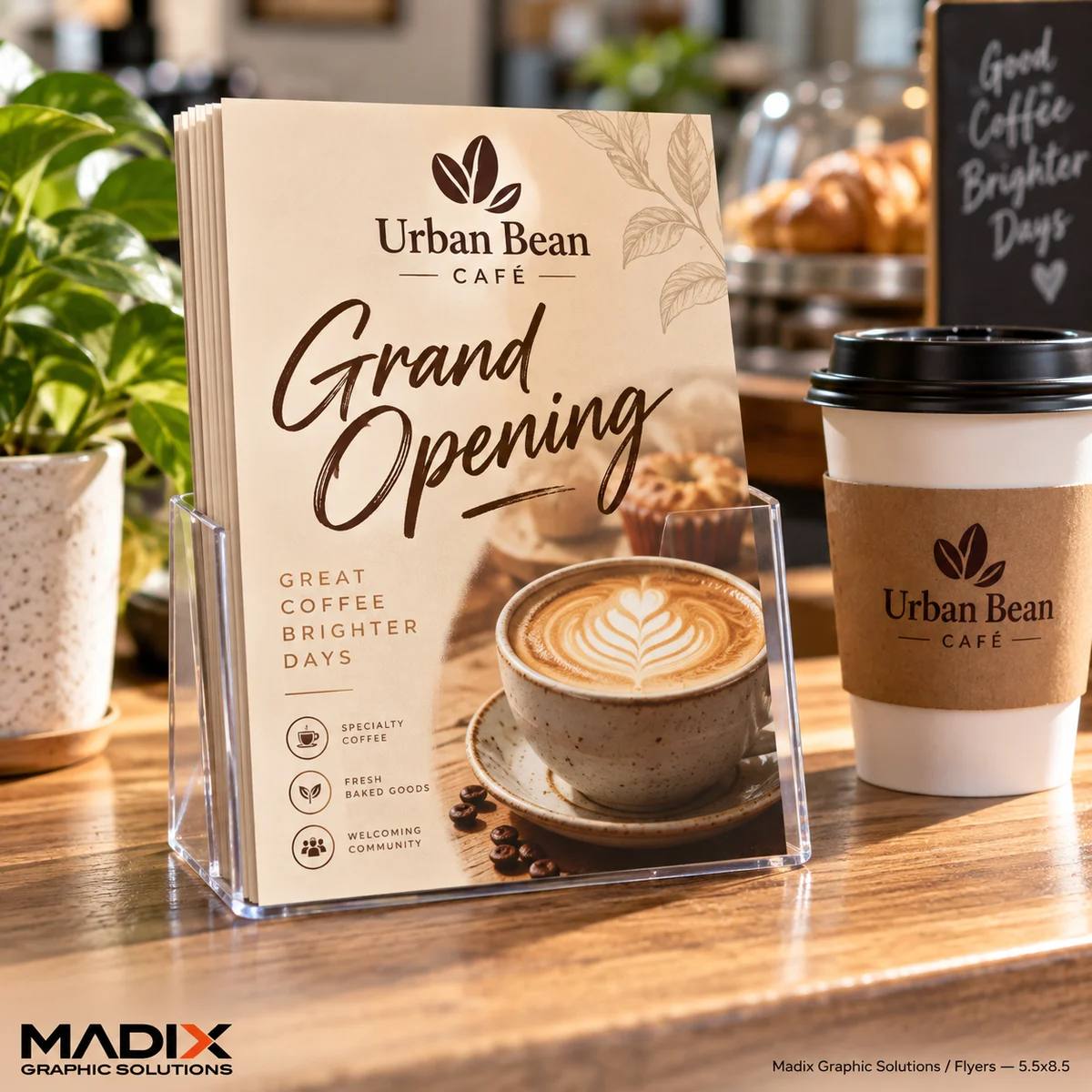 Flyers printed by Madix
