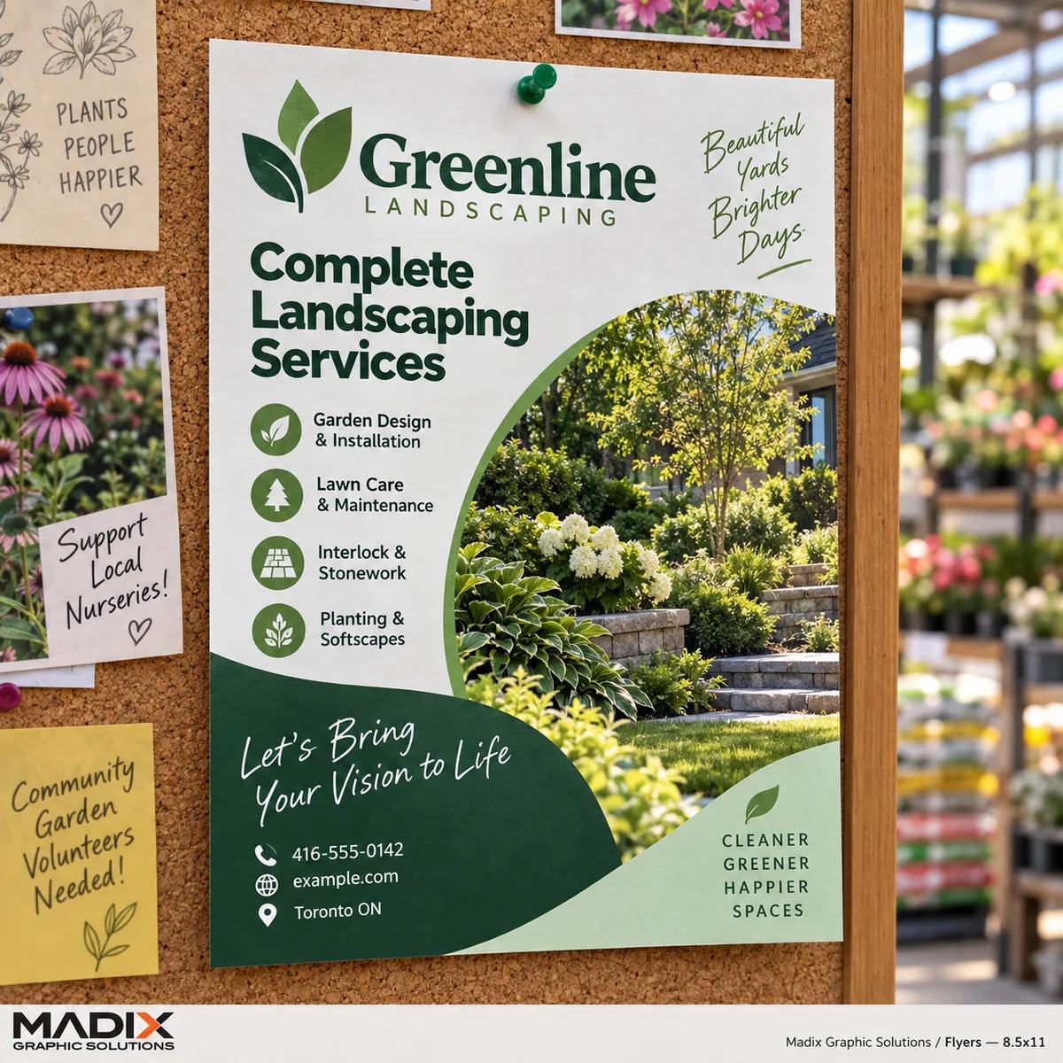 Flyers, 8.5" × 11": Madix flyers sample 2
