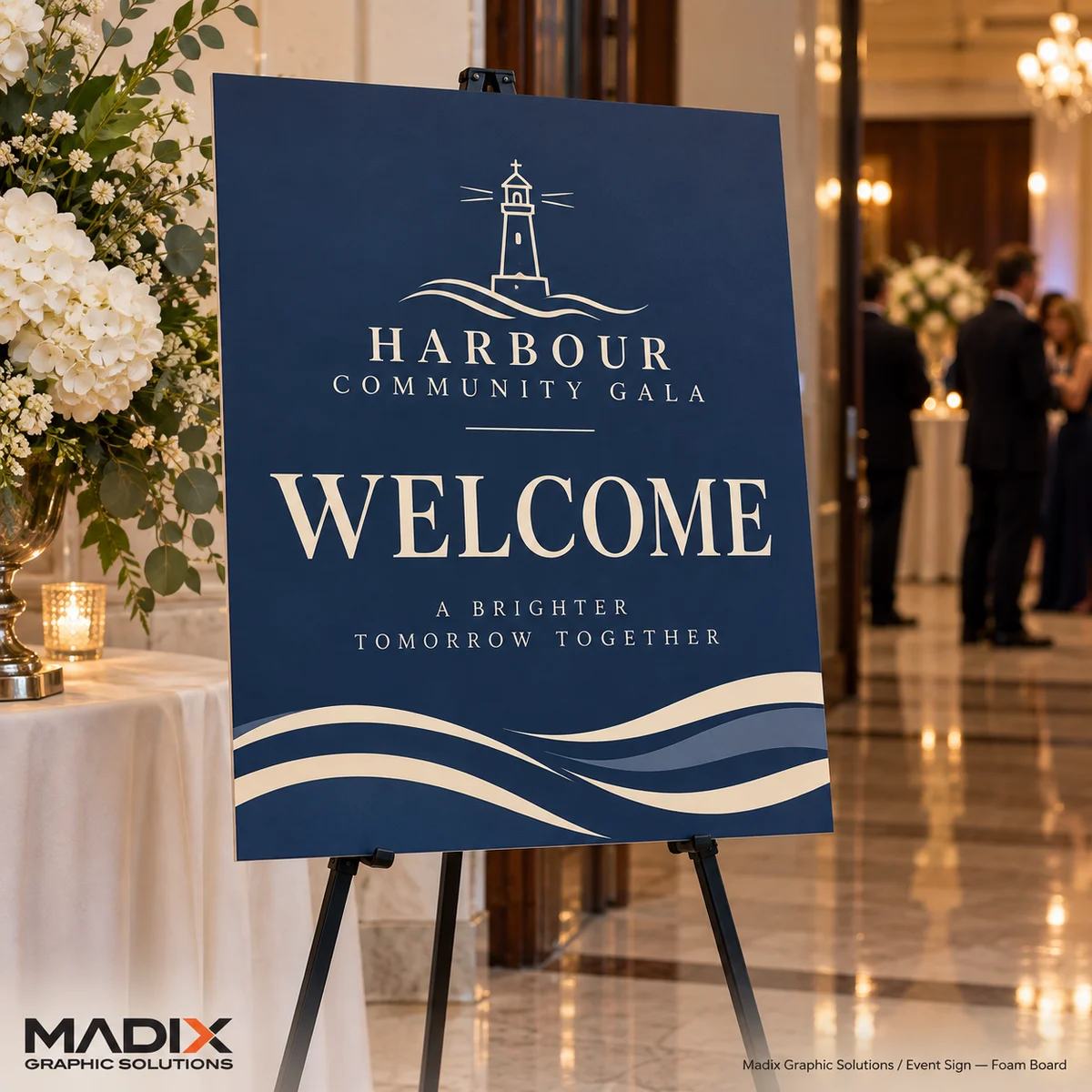 Foam Board Event Signs: Madix foam board event signs sample 2