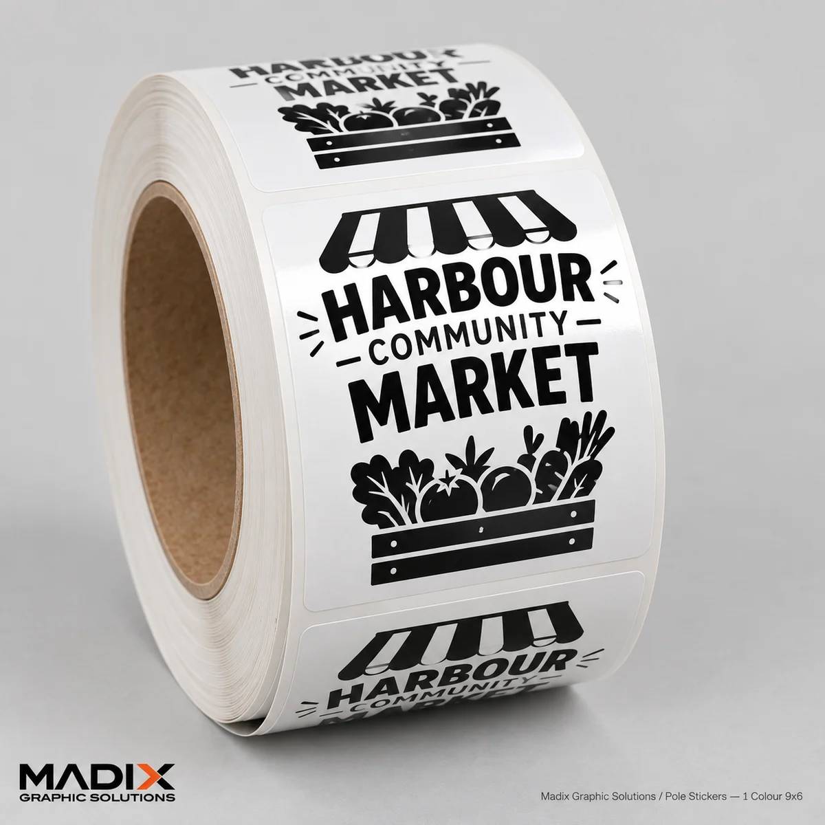 Pole Stickers printed by Madix