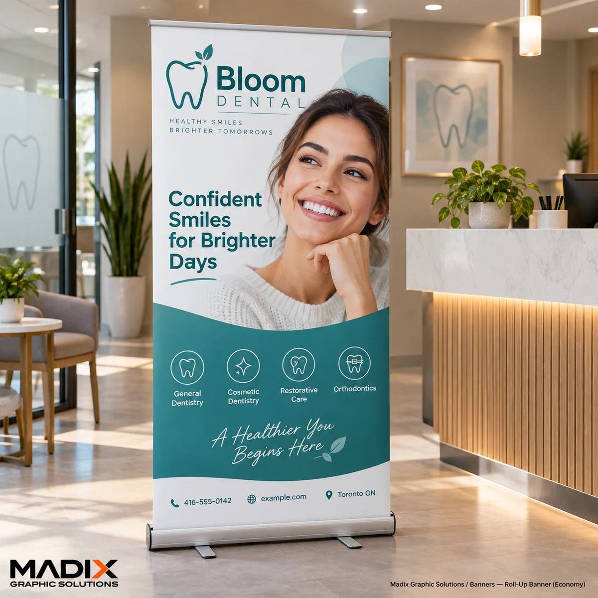 Retractable Banners printed by Madix